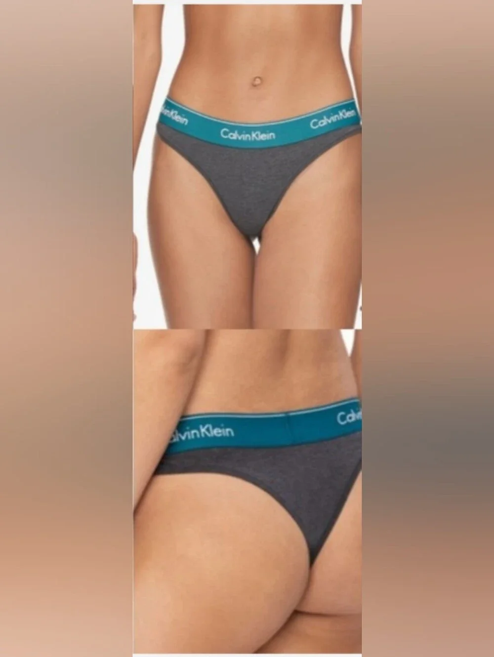 Calvin Klein Modern Thong Gray